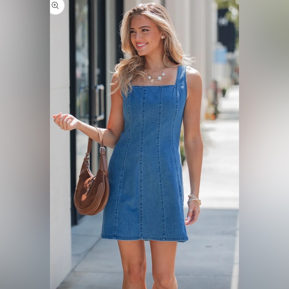 Denim Sleeveless Dress